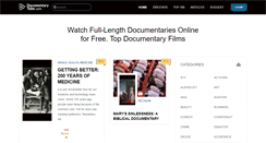 Desktop Screenshot of documentarytube.com